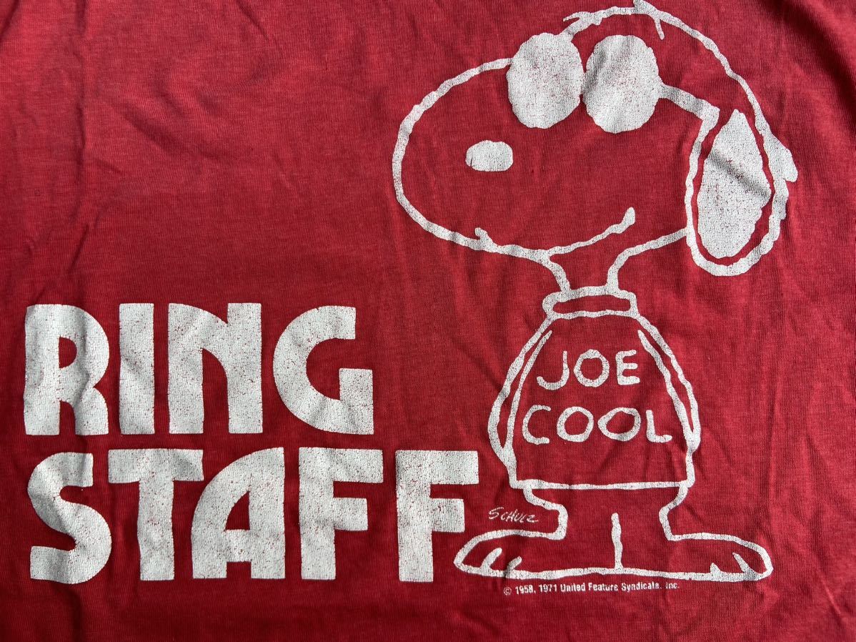 スヌーピー　ビンテージ　Tシャツ　71年　ヴィンテージ XL 半袖 Snoopy Artex_画像9