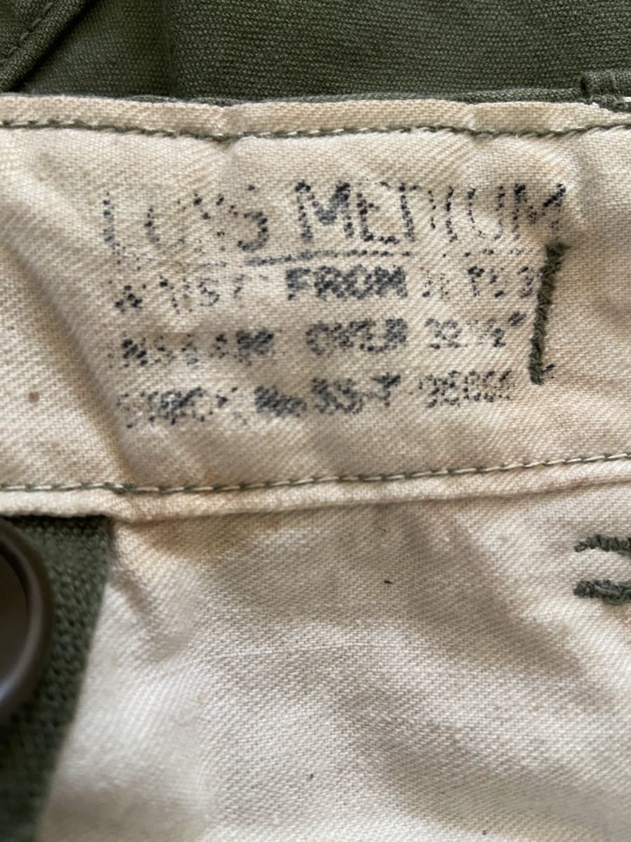 M65 米軍実物 ミリタリー カーゴ　パンツ ARMY US 軍パン フィールドパンツ ビンテージ 古着　本物　M-65 Field trouser 放出品_画像9