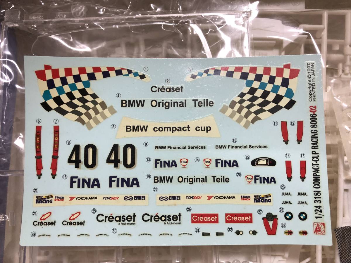 ☆★ DRAGON ドラゴン 1/24 BMW 318i COMPACT-CUP RACING ★☆_画像4