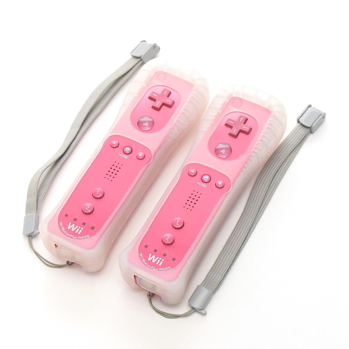 v499965 Nintendo Wii remote control Plus 2 pcs set RVL-036 operation verification settled Motion Plus inside remote control pink Nintendo nintendo 