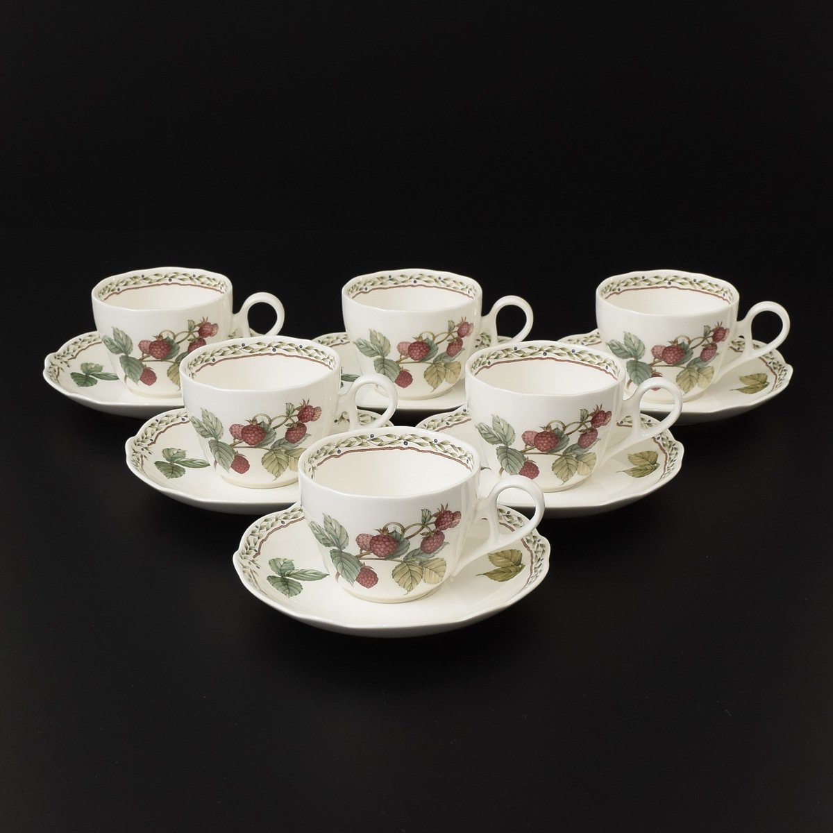 ◎470520 【SALE♪】 美品 Noritake ノリタケ ロイヤルオーチャード カップ&ソーサー 6客セット 【廃盤・希少】