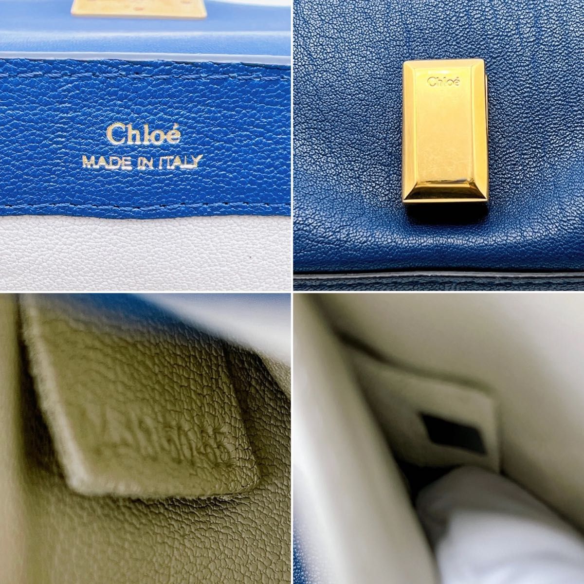 美品 Chloe クロエ レザー チェーン ショルダーバッグ 肩掛け レディース