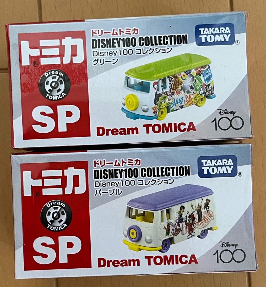 ☆新品☆ ドリームトミカ SP Disney100 コレクション　２台セット
