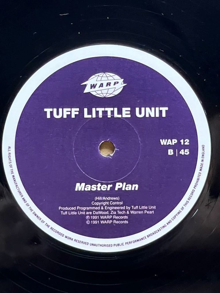 【 Bleep 大名曲！！マスト・アイテム！！】Tuff Little Unit - Join The Future ,Warp Records - WAP 12,Vinyl ,12”,45 RPM, UK 1991_画像4