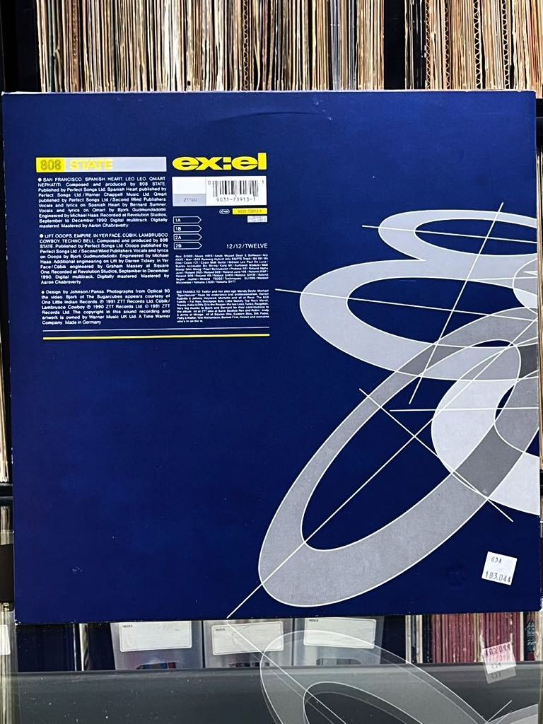 【 Limited Edition！！LP 2枚組 ！！】808 State - ex:el ZTT-ZTT6D, 2 × Vinyl ,LP ,Stereo, Album, Limited Edition Europe 1991_画像2