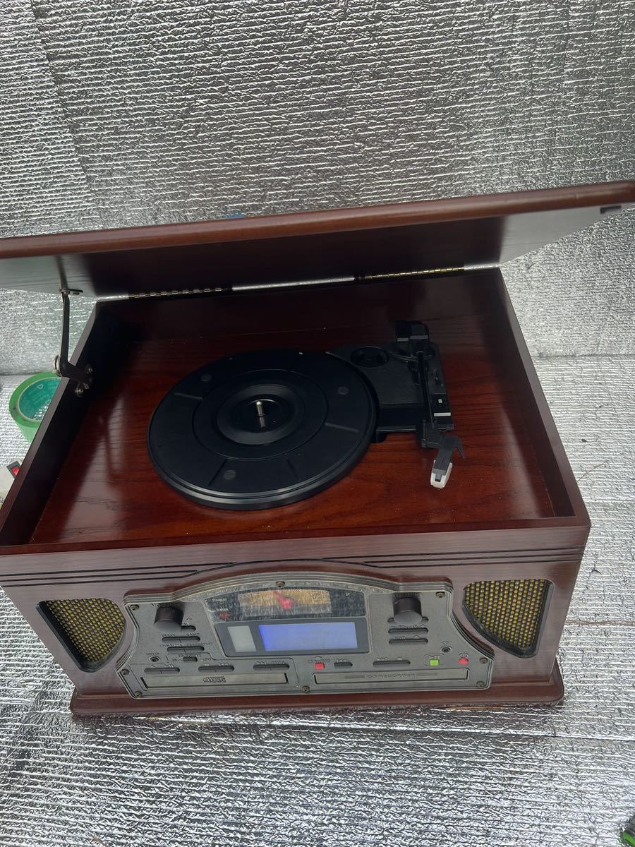 antique Wooden CD recorder ターンテーブル レコードプレーヤー TS-113オーディオ機器の画像1