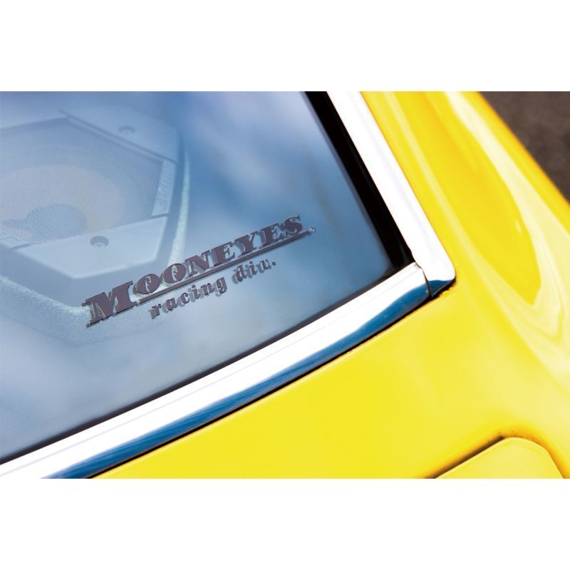 送料70円 MOONEYES racing div. 抜きデカール [DM126] MOONEYES ムーンアイズ ステッカーの画像1