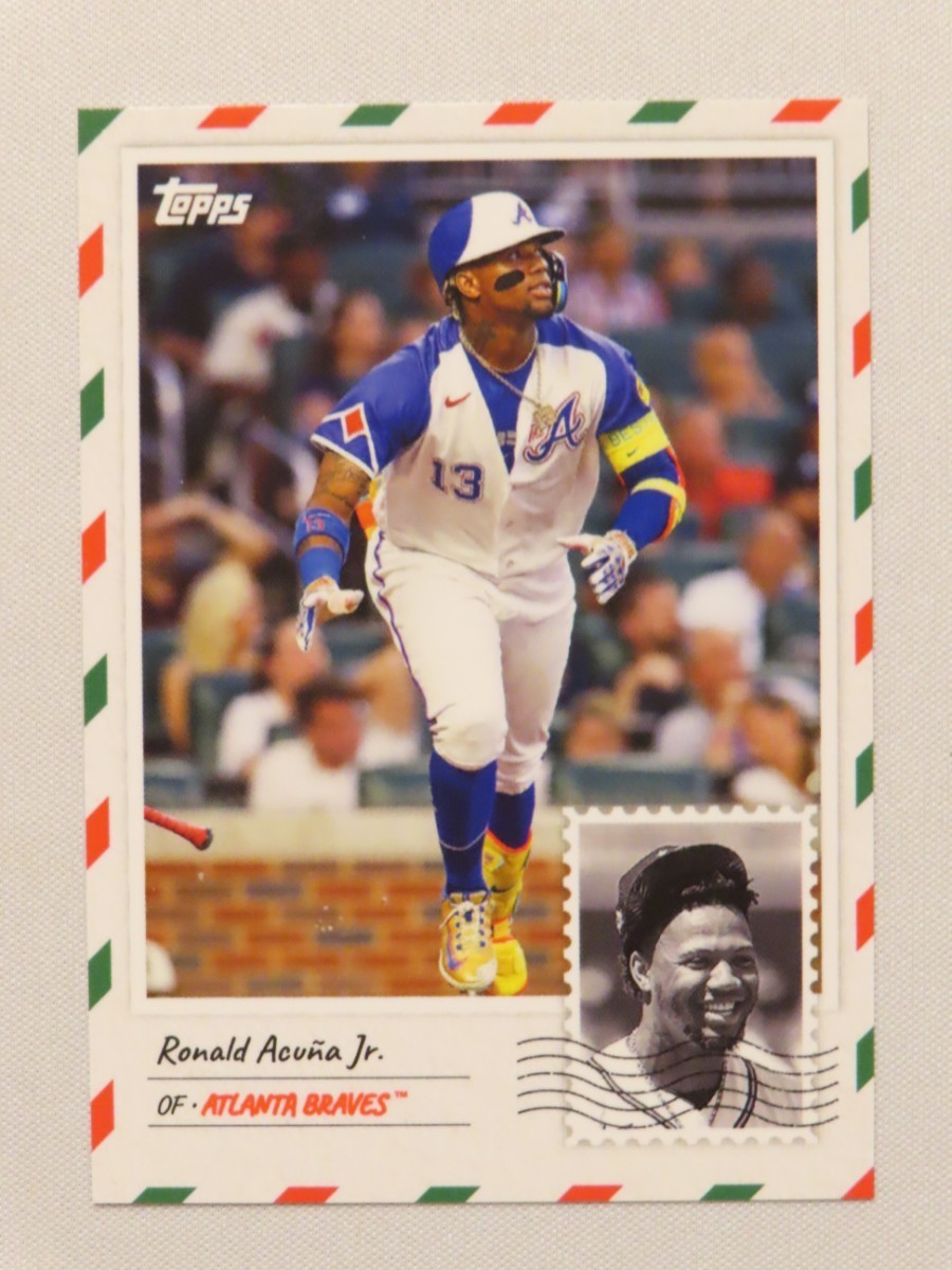 Ronald Acuna Jr. 2023 Topps MLB Holiday Card #19 アクーニャ jr. トップス ホリデーカード アトランタ・ブレーブスAtlanta Braves 11