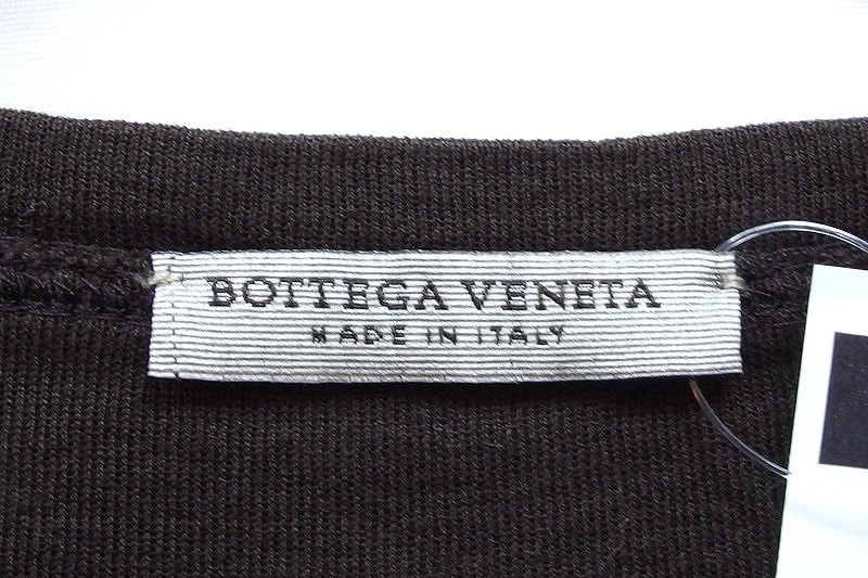 BOTTEGA VENETA ボッテガ ヴェネタ 半袖Tシャツ 無地 メンズ 48 ブラウンの画像4