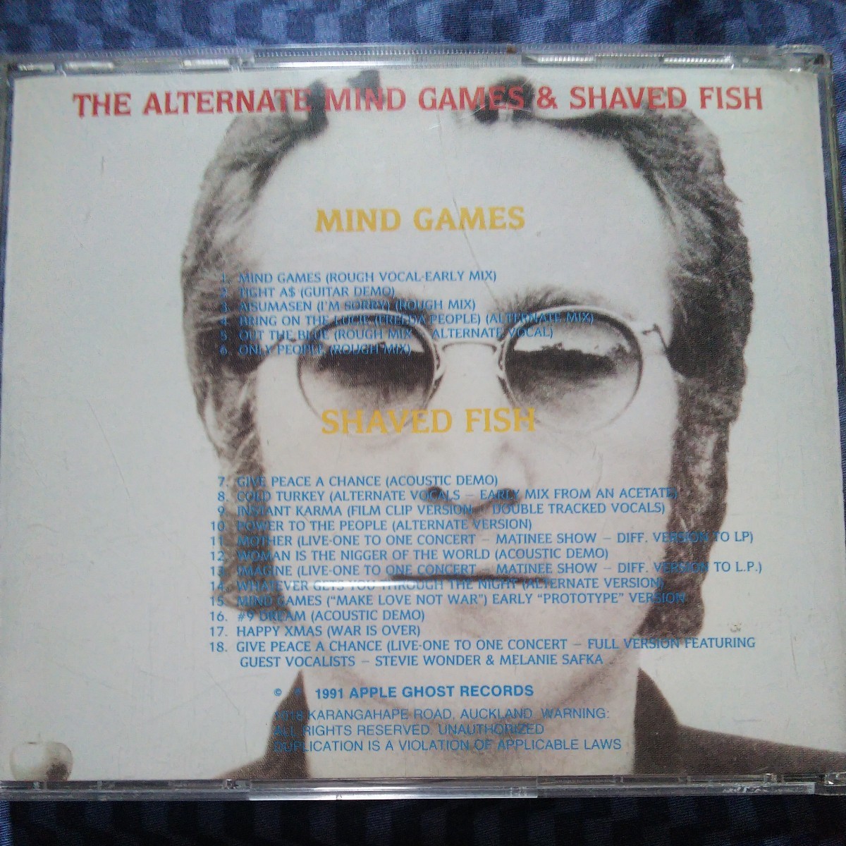 【貴重音源】JOHN LENNON THE ALTERNATE MIND GAMES & SHAVED FISH_画像2