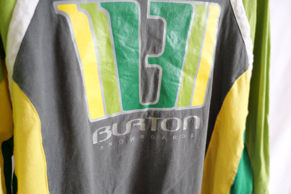 BURTON TEAM パイプモトクロス Tシャツ レア 美品　Lサイズ (テリエ イグチ 平野歩夢 ブラッシー AK457 バートン）_画像2