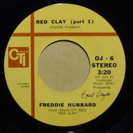 Jazz Funk◆USオリジ/VAN GELDER◆ドラムブレイク◆Freddie Hubbard - Red Clay◆CTI Records / OJ-6◆7inch/7インチ/試聴/超音波洗浄_画像1