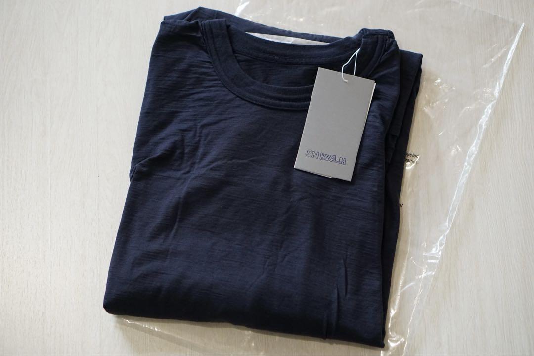 SNBYA H】100% WASHABLE MERINO TEE LS NAVY-サイズ① 100 SNBYA H】100% WASHABLE MERINO TEE LS NAVY-サイズ① 100