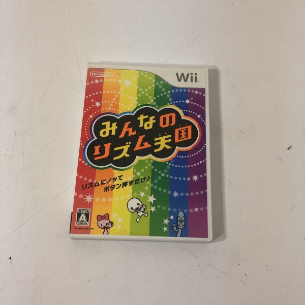 【送料無料】Nintendo Wii ゲームソフト みんなのリズム天国 BBL1220小3917/0118_画像1