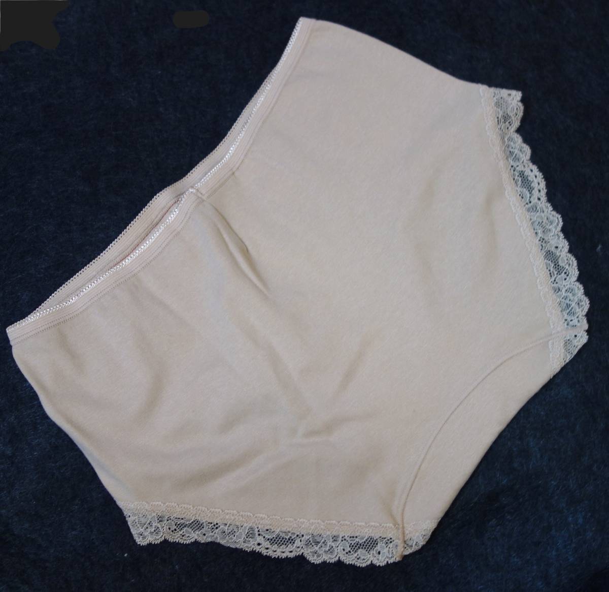 Triumph SHORTS  レギュラーショーツ  サイズレディースLL  ヒップ97～105  肌あたりやさしい綿混  薄ベージュ   新品/未使用の画像2