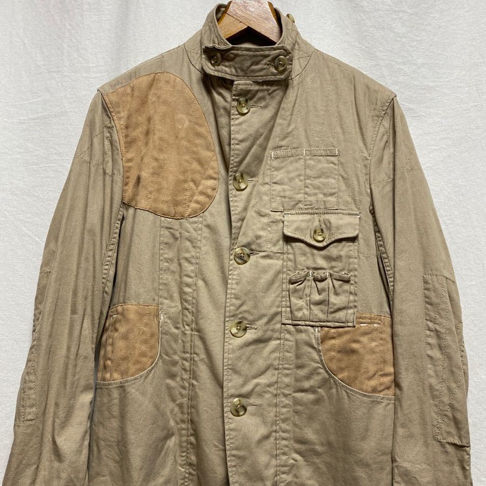 美品 アメリカ製 エンジアードガーメンツ ハンティングジャケット ベージュ シューティング コットン ENGINEERED GARMENTS USA ネペンテス_画像1