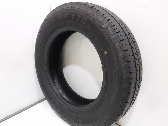 送料無料 155-80R14 88/86N 9-8.5分山 ダンロップSP175L 2022年製 中古タイヤ【1本】(AGM-0205）_画像2