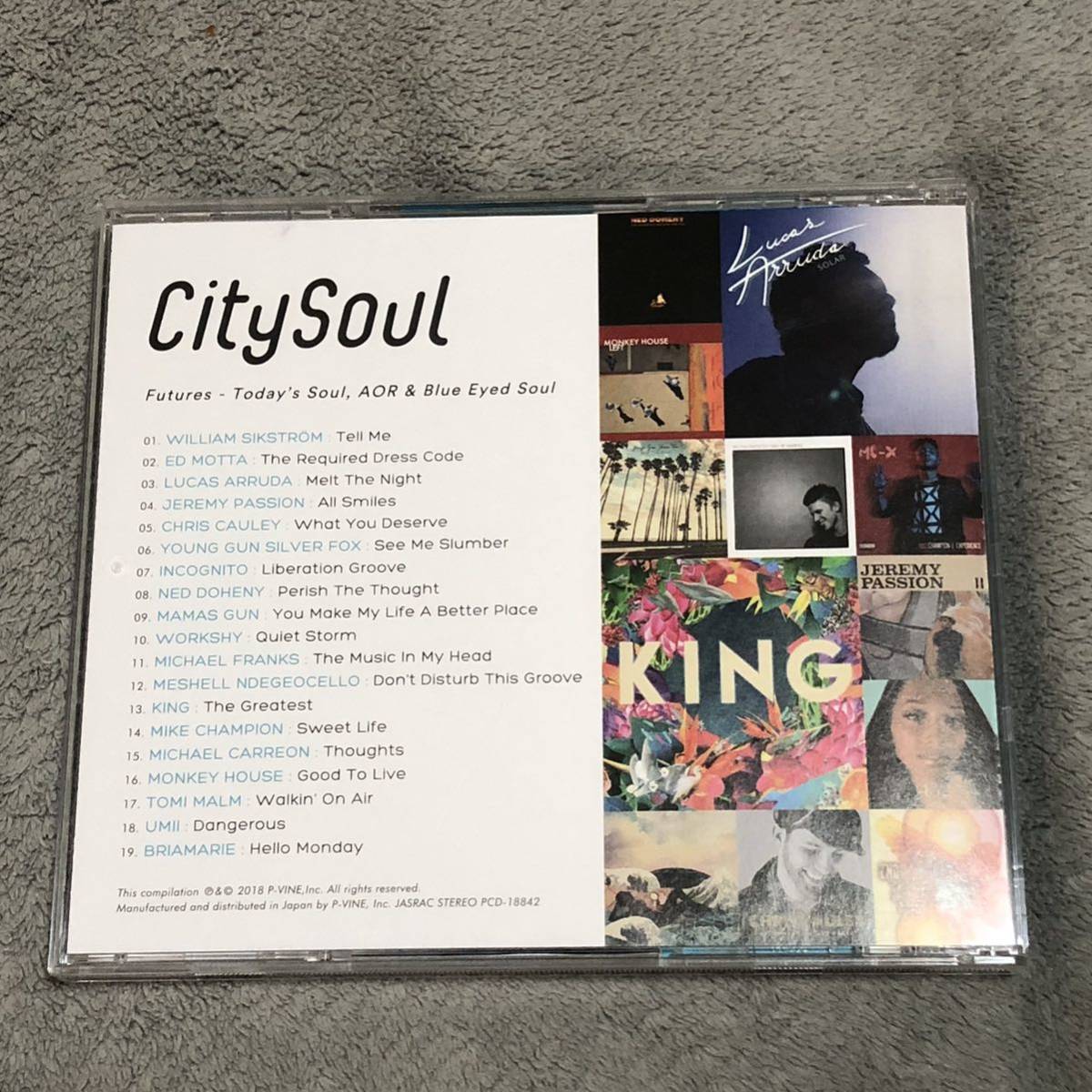 city soul Futures-Today's Soul、AOR & Blue Eyed Soul 帯付き 送料無料_画像3