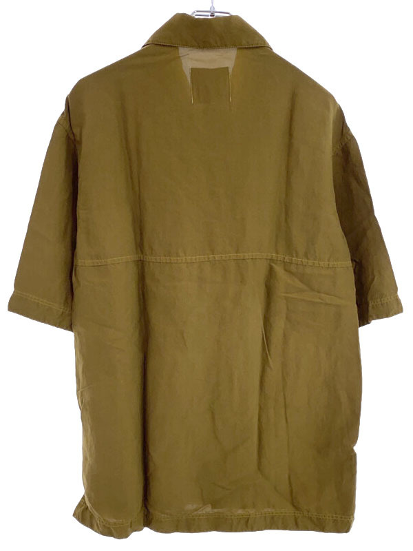 amber アンバー 23SS Garment Dyed Oversized S/S Shirt ガーメントダイオーバーサイズシャツ 23ss-amb-sh01 ブラウン系 1 ITW8FCRTLF6O_画像2