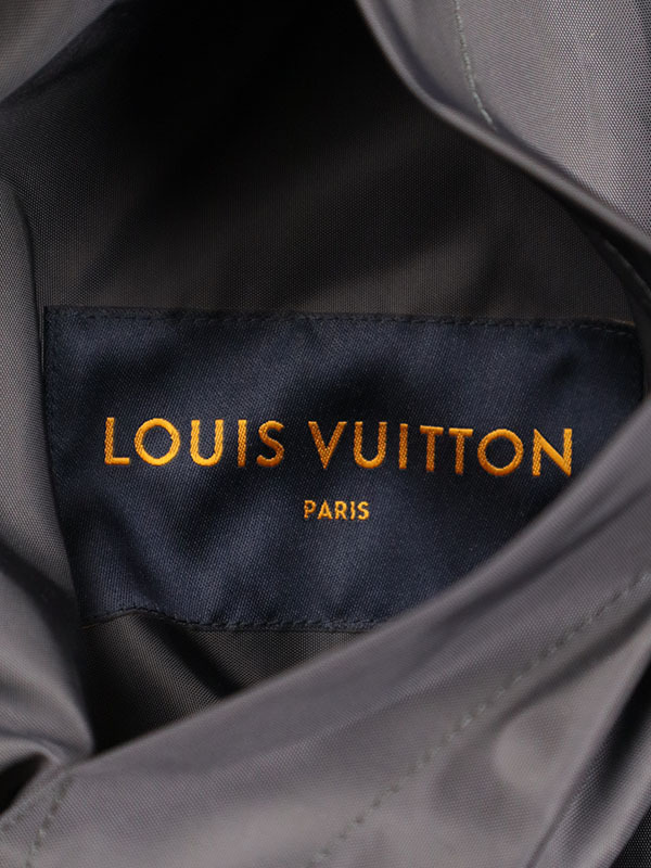 LOUIS VUITTON ルイヴィトン 21SS STAPLES EDITION モノグラム ナイロンリバーシブルブルゾン RRS HJB46W ネイビー 48 ITY6HXARKYS2_画像5