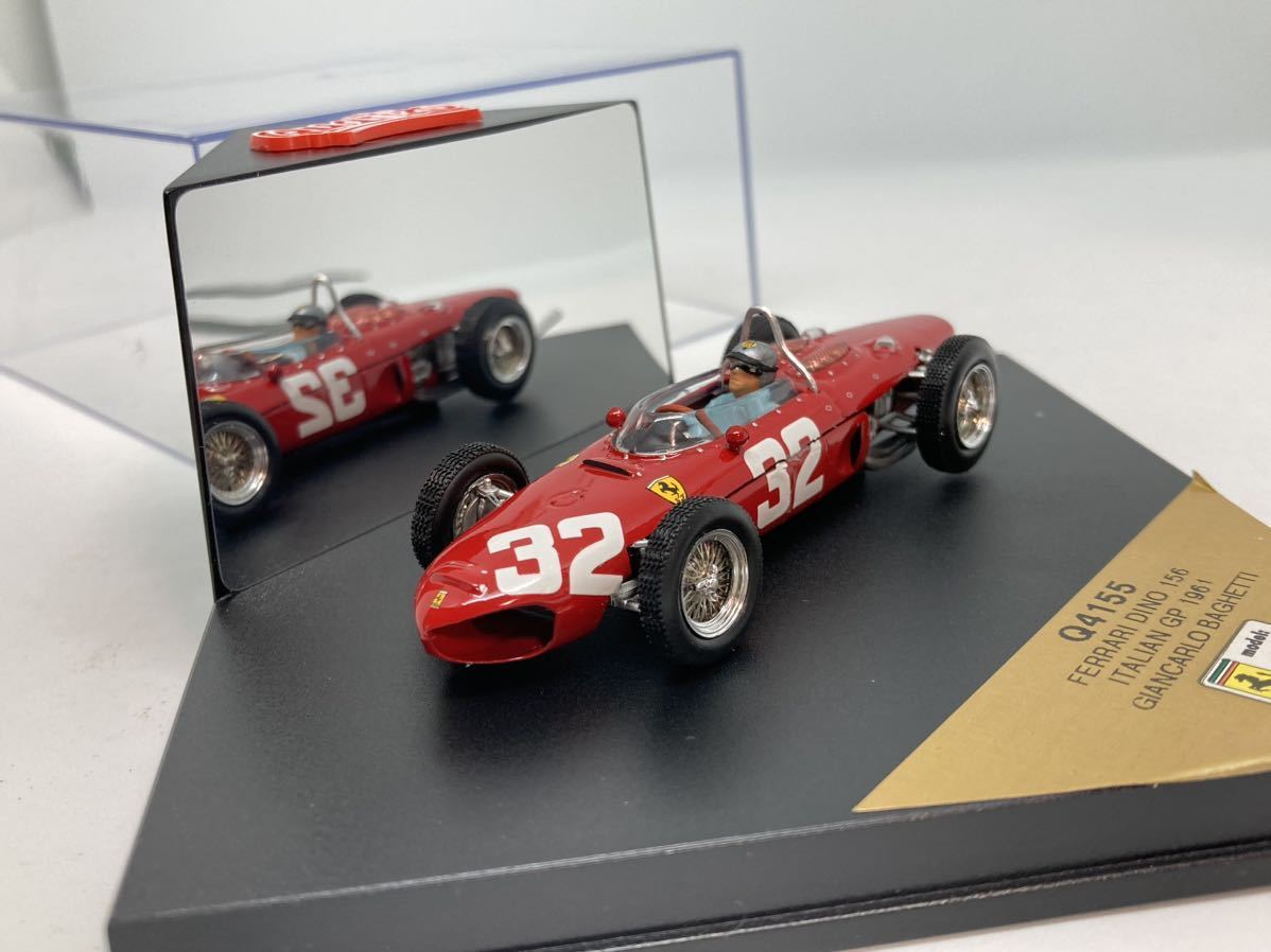 1/43 FERRARI DINO 156 ITALIAN GP 1961 GIANCARLO BAGHETTI Quartzo Q4155 フェラーリ レーシングカー_画像8