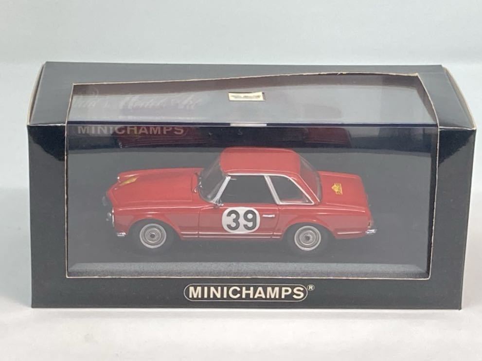 1/43 Mercedes 230SL 1963 Rally Spa-Sofia-Liege MINICHAMPS 430032280 メルセデス　スパ　#39_画像9