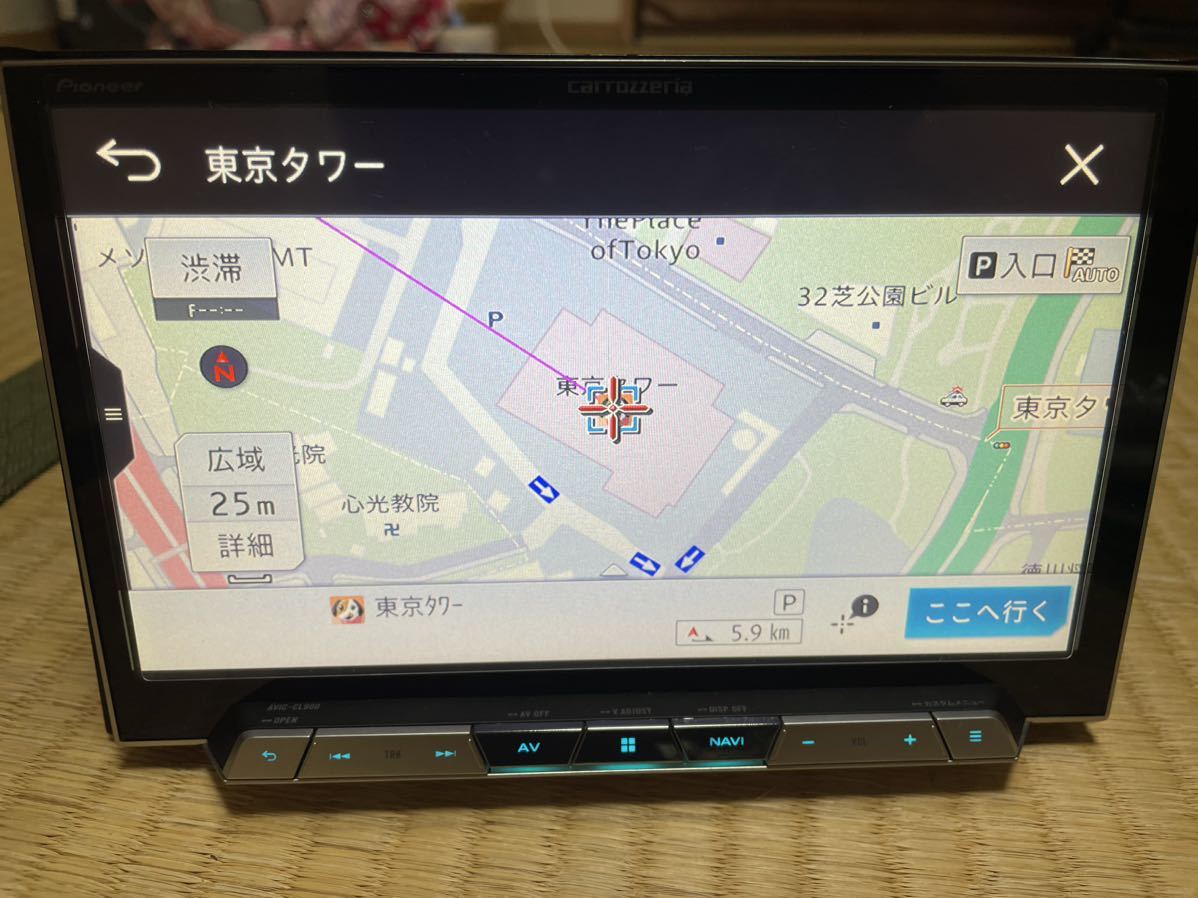 カロッツェリア 8インチ CL900 2016年地図　新品地デジアンテナ_画像1