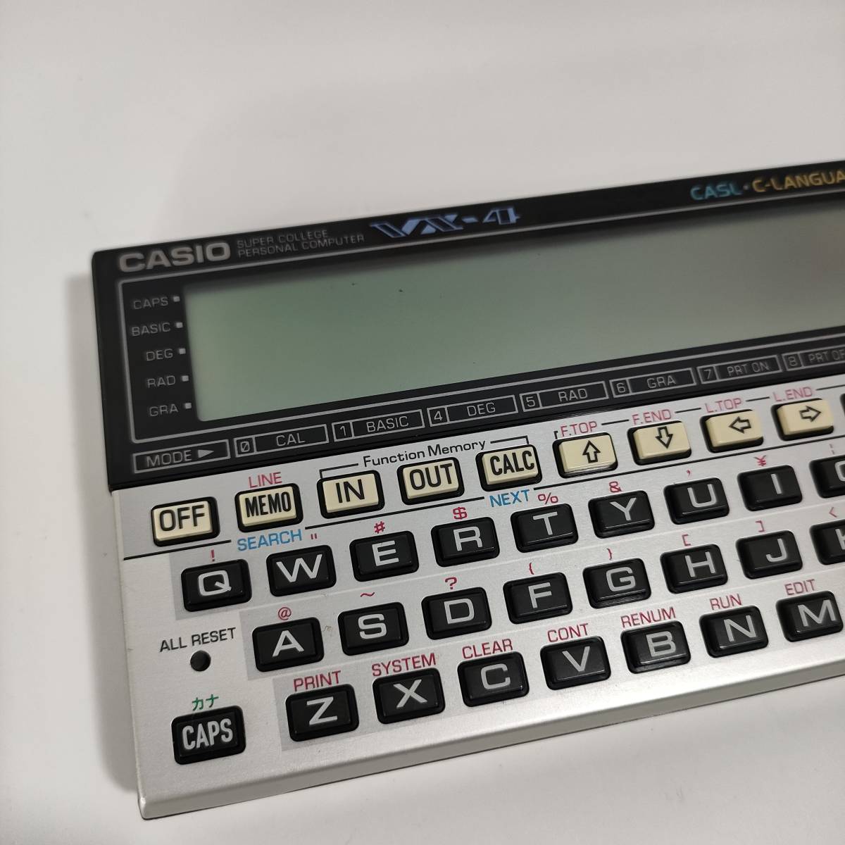 [G0590]CASIO ポケットコンピューター VX-4 /現状品/カシオ/ポケコン/SUPER COLLEGE PERSONAL COMPUTER/コンピューター/_画像2