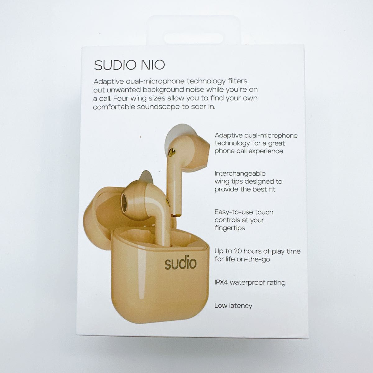 【訳あり】sudio nio　ワイヤレスイヤホン 右耳故障