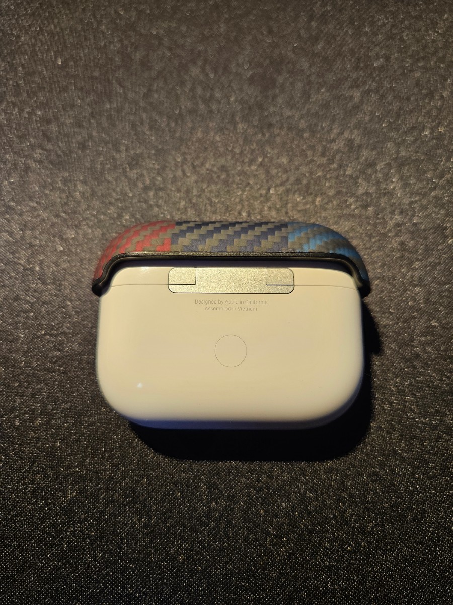 Apple AirPods Pro 第2世代 MagSafe充電ケース(USB-C) PITAKA MagEZ Case(1500D ムーブメント)付き _画像6