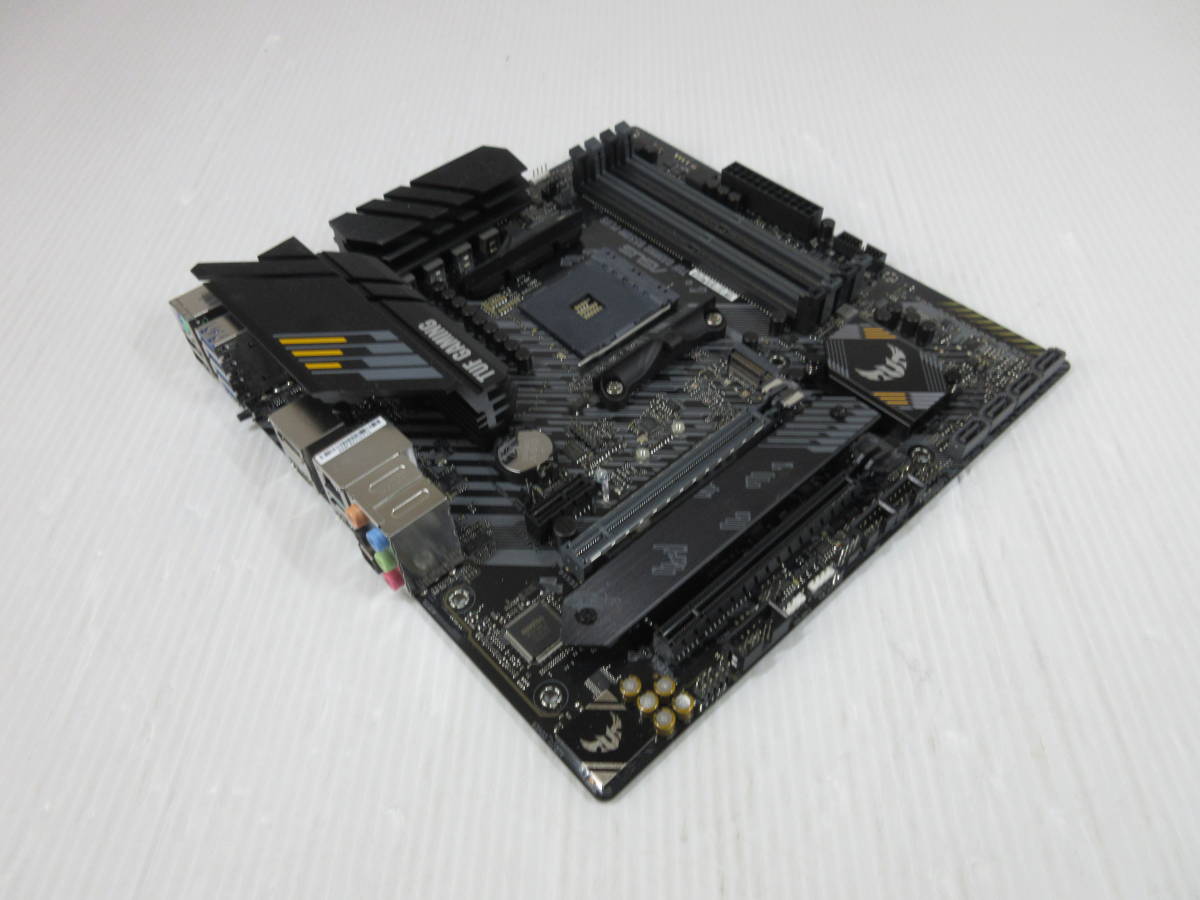 ASUS TUF GAMING B550M-PLUS AMD AM4 Micro-ATX マザーボード 中古品_画像3