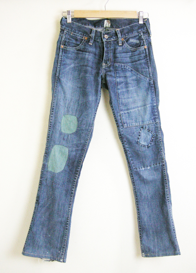 NY buy #RRL[ Ralph Lauren ] patch repair Denim pants 26