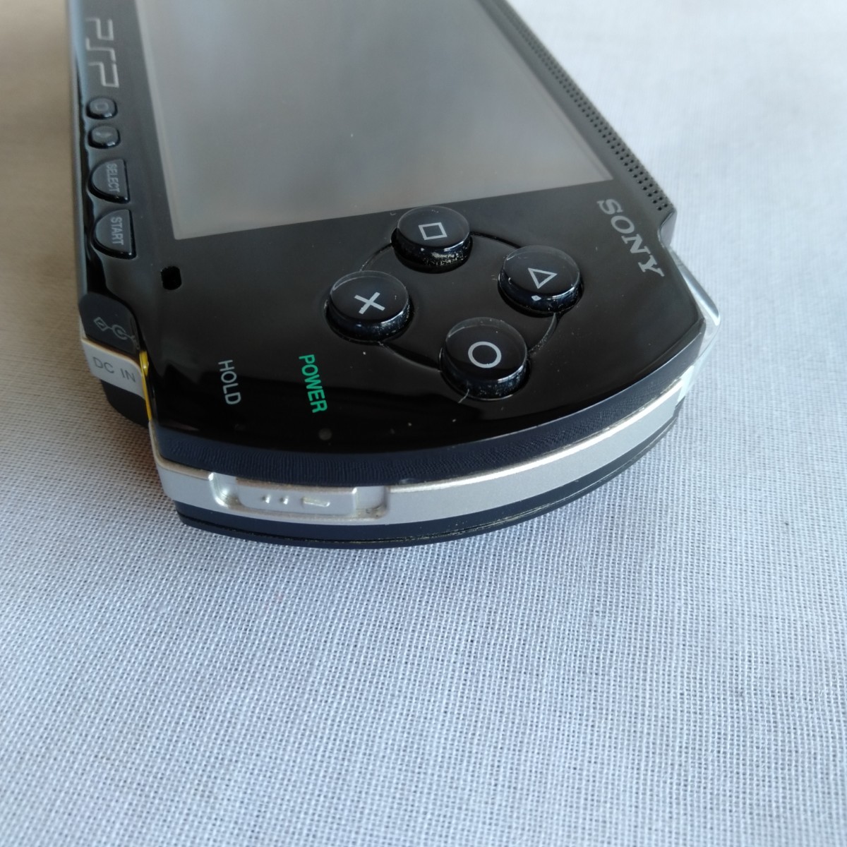 ト005 PSP 1000 プレイステーション・ポータブル ゲーム バッテリー付 黒 本体_画像7