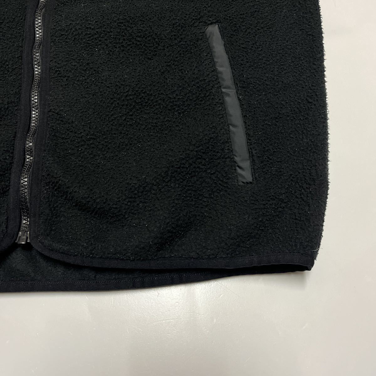 adidas アディダス ジップアップ フリースジャケット ブラック XLの画像6