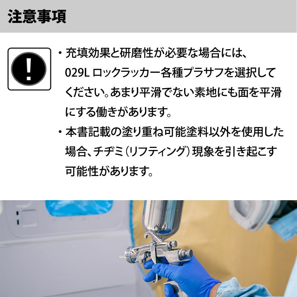 ロックラッカー ラッカープライマーブラウン 1液 500gセット（希釈済）道具セット付/ロックペイント プライマー プラサフ 下地　Z09_画像6