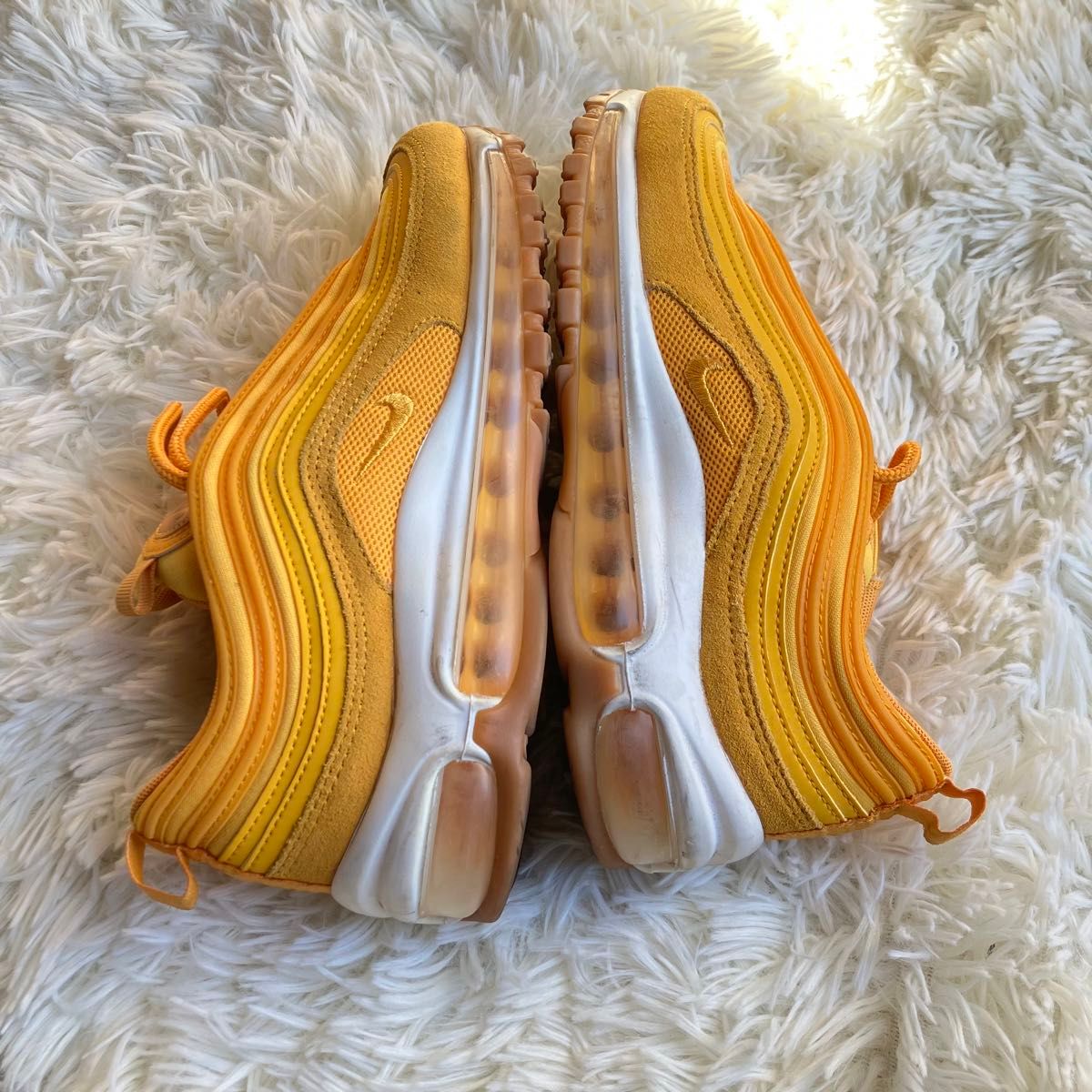 NIKE W AIR MAX 97 PRM ナイキ エアマックス97 イエロー スニーカー　靴