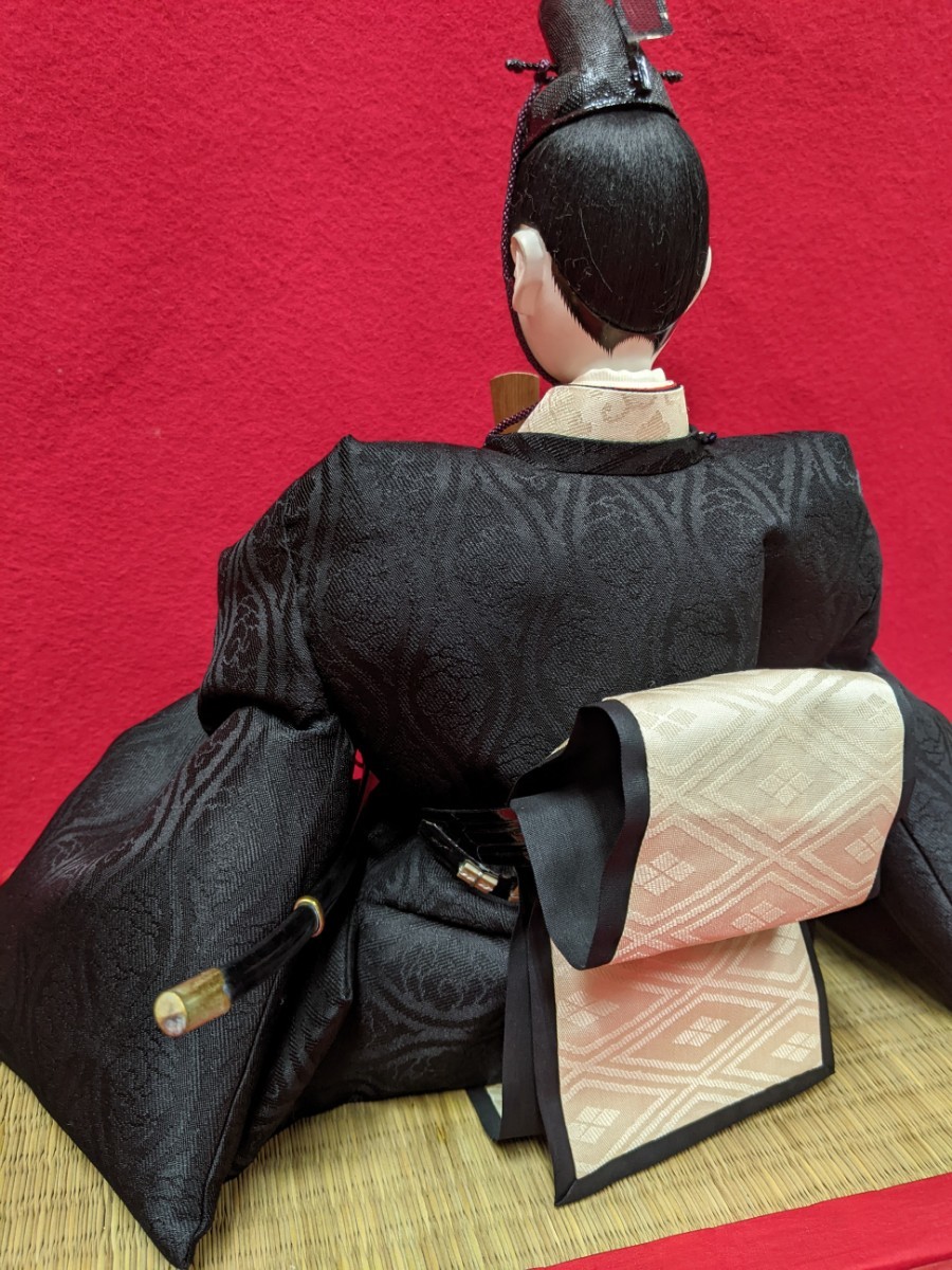 雛人形 京都 丸屋 大木平蔵 丸平 親王飾り 面庄頭 昭和6年 共箱 雛人形 京都 丸屋 大木平蔵 丸平 親王飾り 面庄頭 昭和6年 共箱