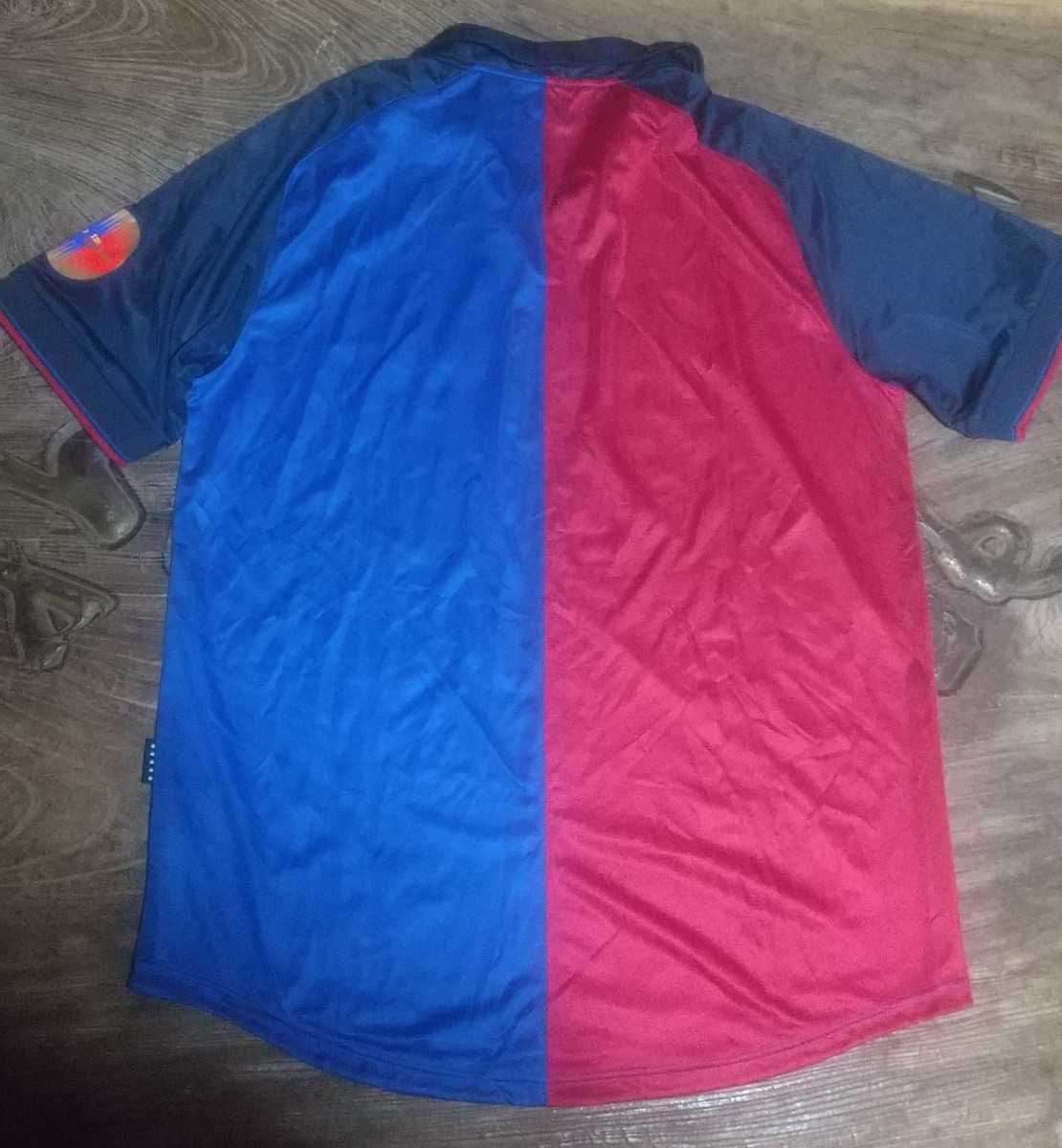 [値下げ交渉] 1999-2000 CENTENARIO 復刻 FCバルセロナ NIKE 検/ 99 00 1899 100th CENTENARY REISSUE SHIRT BARCA BARCELONA RIVALDO Y2K_画像6