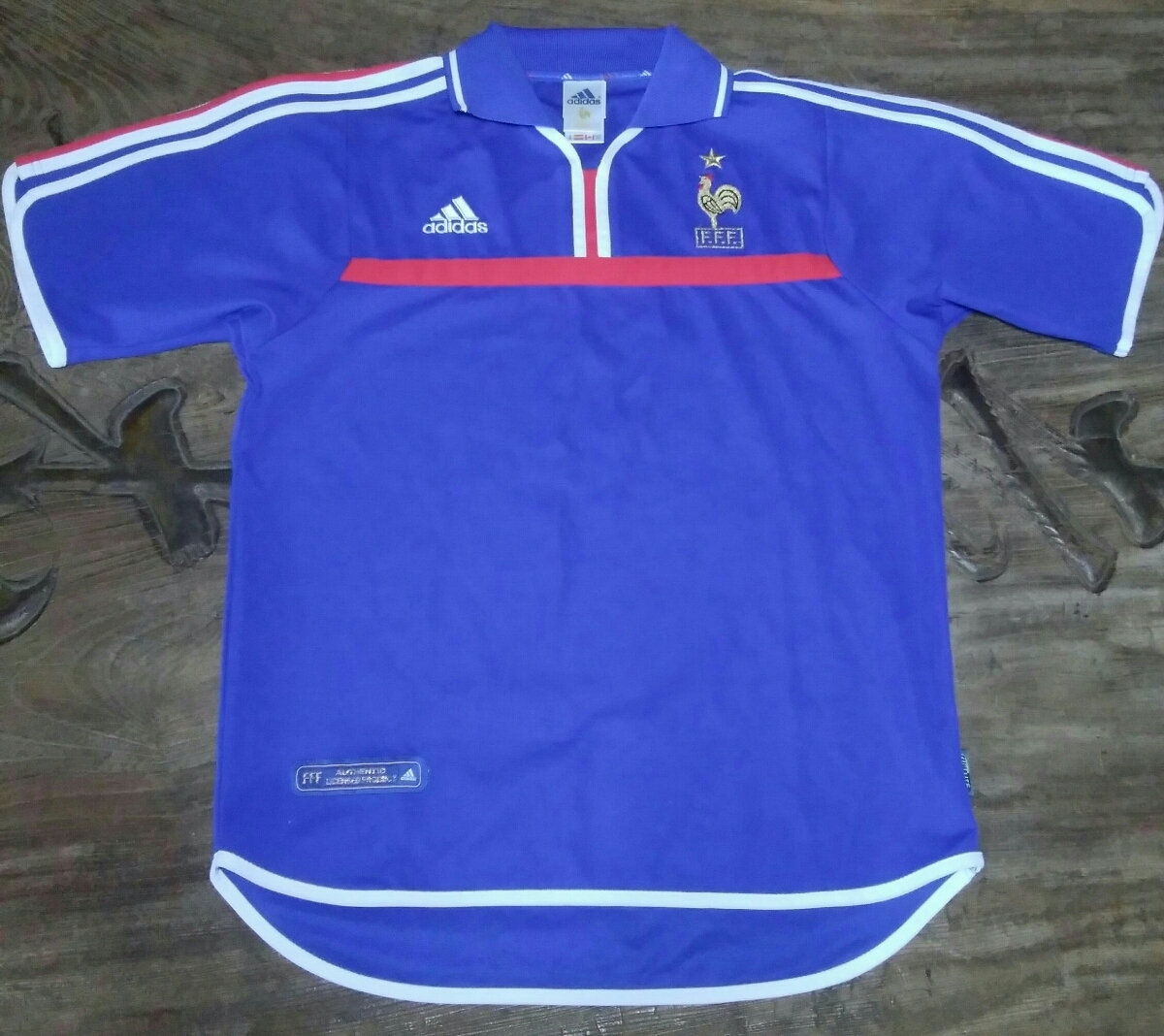 [値下げ交渉] ユーロ2000 優勝 フランス代表 adidas 検)ジダン アンリ UEFA EURO EUROPEAN CHAMPIONSHIP FRANCE ZIDANE HENRY TREZEGUET_画像2