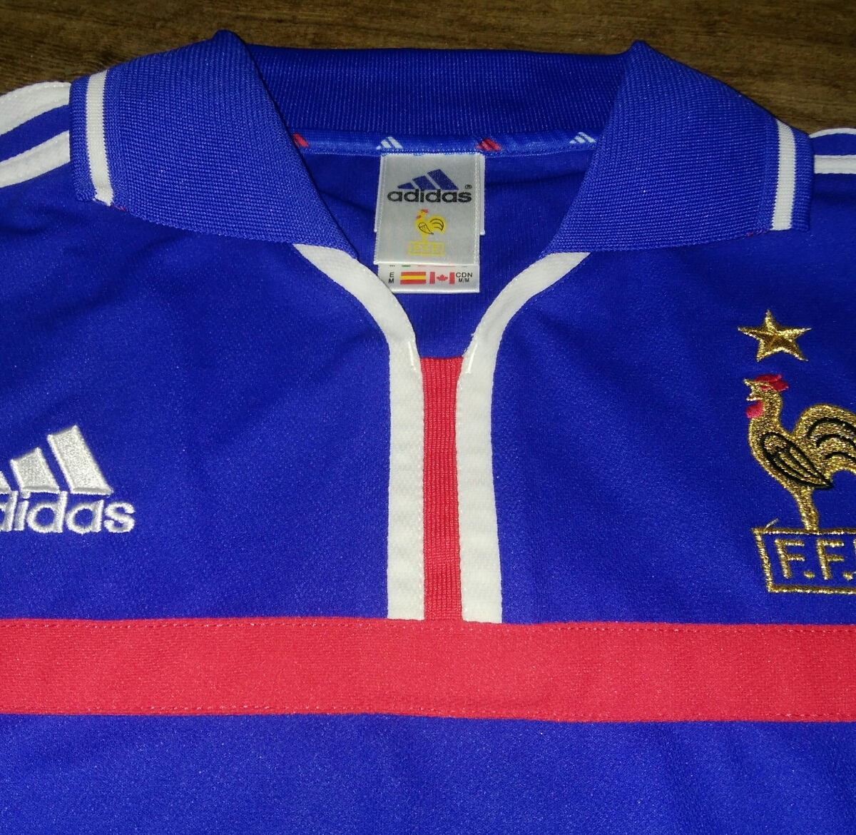 [値下げ交渉] ユーロ2000 優勝 フランス代表 adidas 検)ジダン アンリ UEFA EURO EUROPEAN CHAMPIONSHIP FRANCE ZIDANE HENRY TREZEGUETの画像3