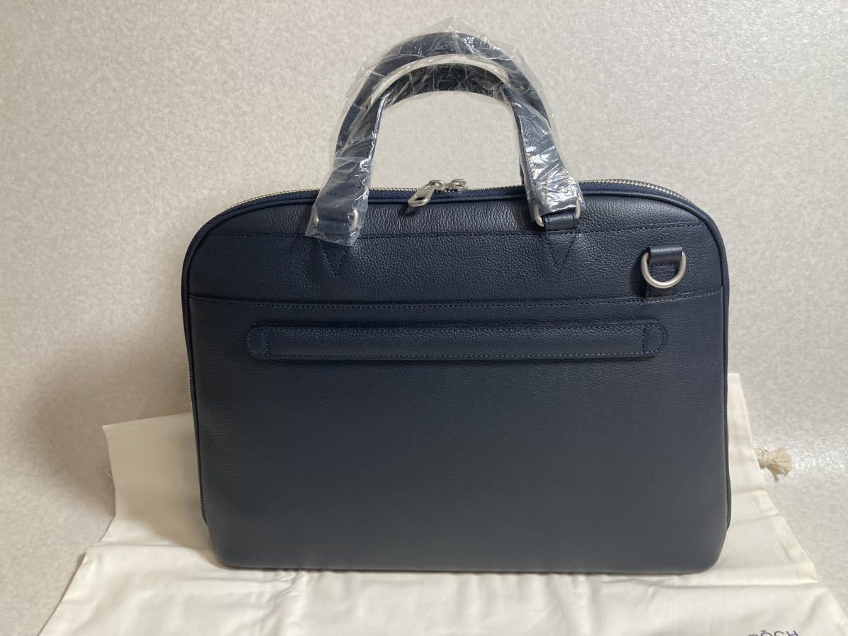 新品 エルゴポック(日) ブリーフケース ネイビー エンボス 新品 エルゴポック(日) ブリーフケース ネイビー エンボス