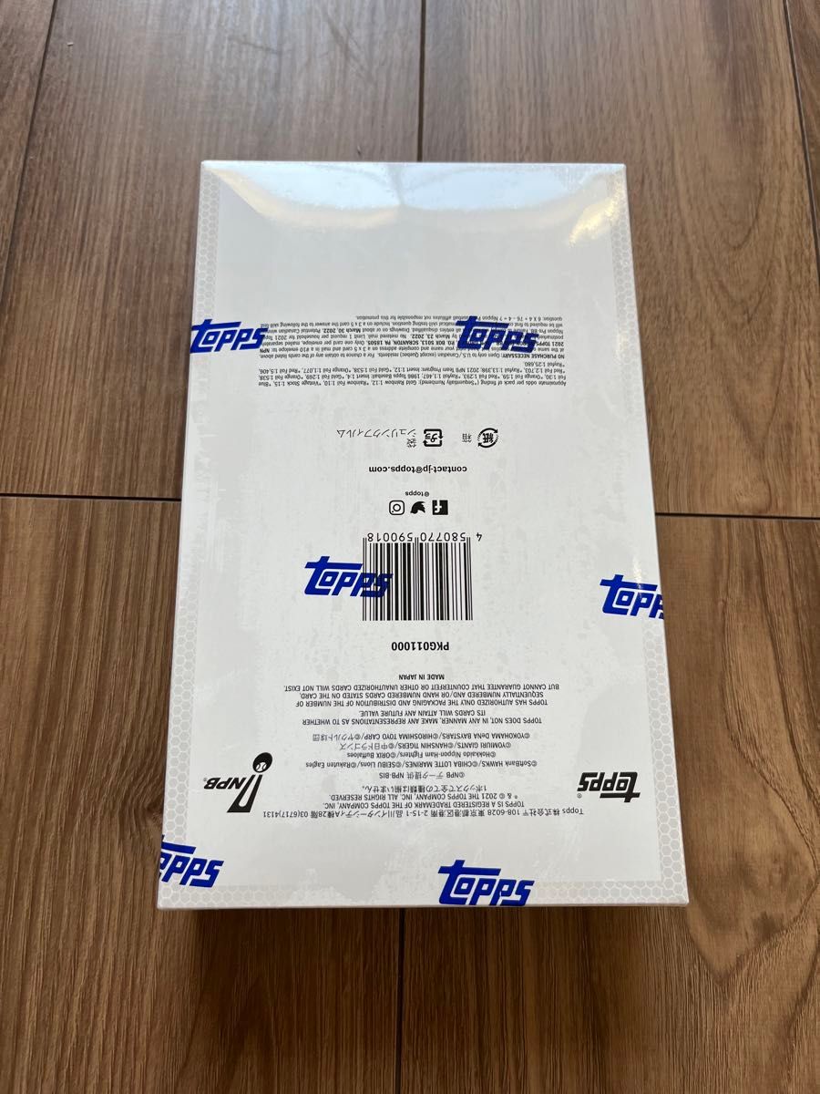 2021年 topps NPB ベースボールカード BOX未開封シュリンク付 2021年 topps NPB ベースボールカード BOX未開封シュリンク付