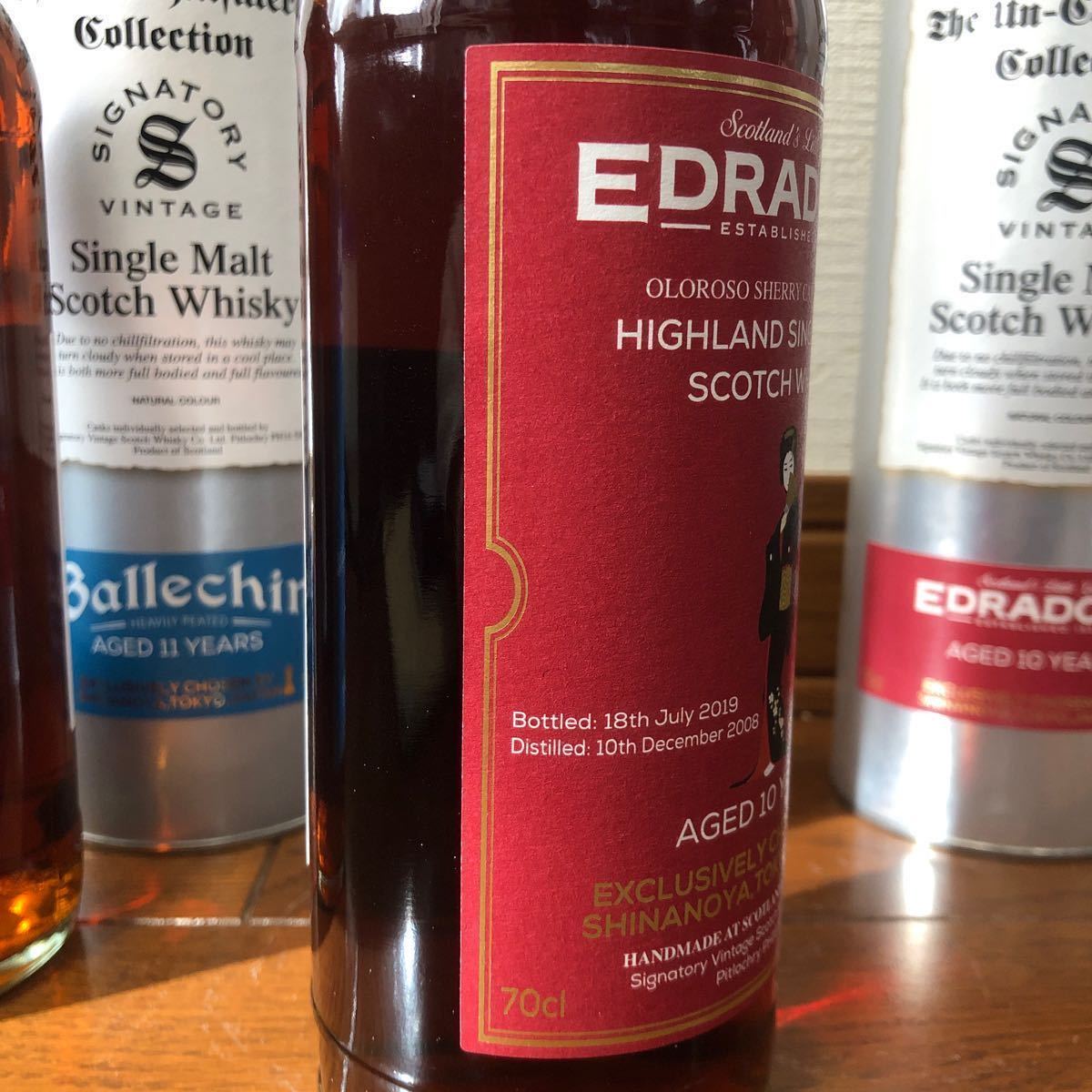 バレッヒェン　11年　2010-2021　& エドラダワー　10年　2008-2019 BALLECHIN EDRADOUR CASK STRENGTH_画像8