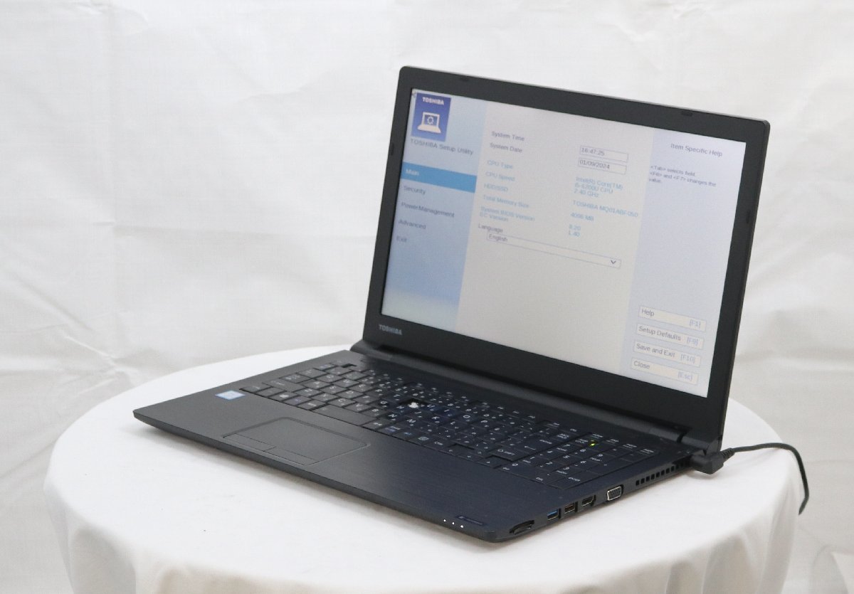 最終出品！　TOSHIBA PB55FEB11RAAD51 dynabook B55/F　Core i5 6200U 2.30GHz 4GB 500GB■現状品_画像1