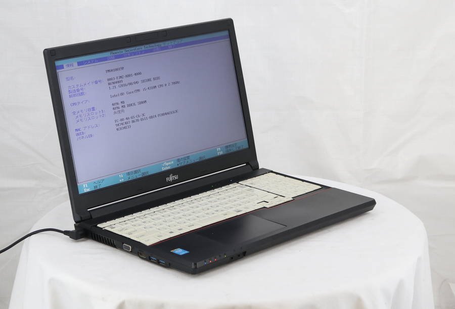 FUJITSU FMVA10019P LIFEBOOK A574/MX　Core i5 4310M 2.70GHz 4GB 500GB■現状品_画像2