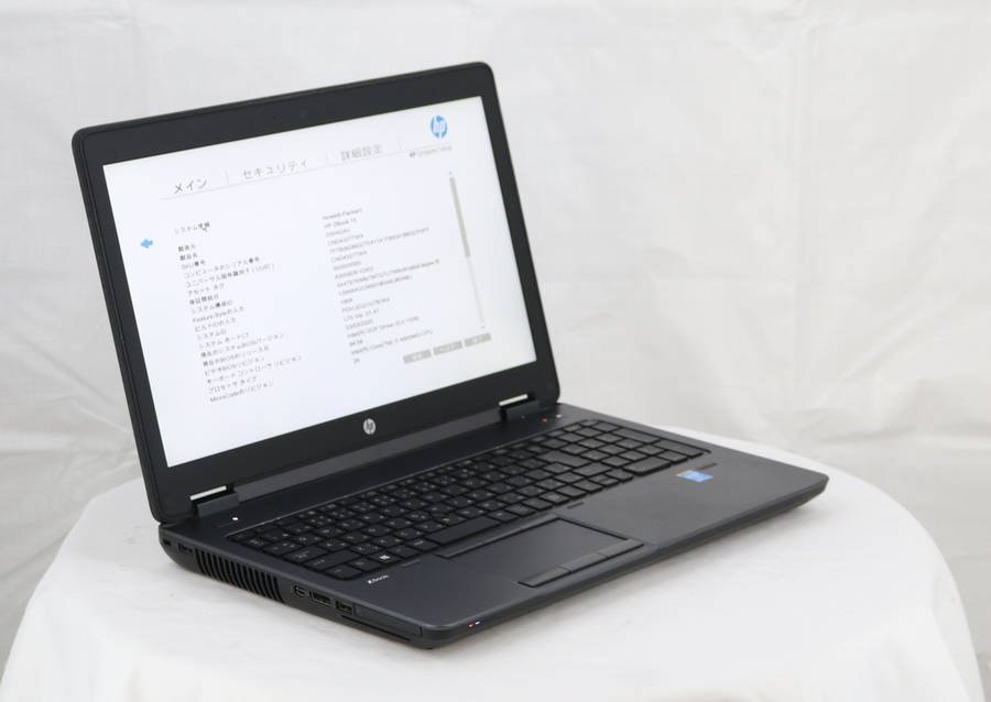 hp HP ZBook 15 -　Core i7 4800MQ 2.70GHz 16GB ■現状品_画像2