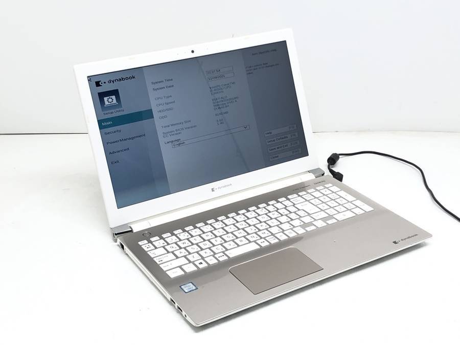 Dynabook P1T6MPEG dynabook P1-T6MP-EG　Core i7 8550U 1.80GHz 8GB 1.92TB(SSD)　Satellite L50-E■1週間保証【CH】_画像2