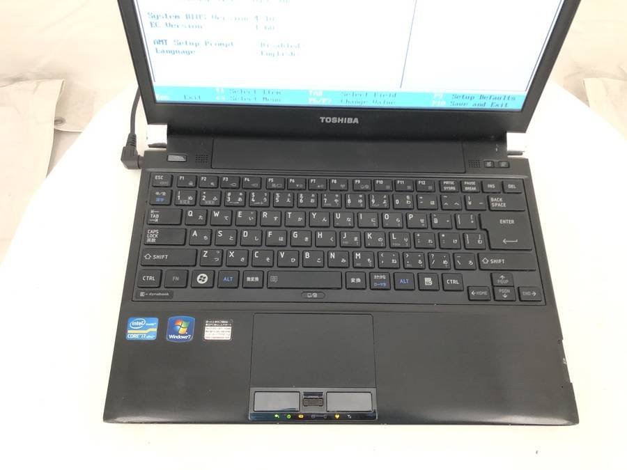 TOSHIBA PR7312TDRJBW3 dynabook R731/W2TD　Core i7 2640M 2.80GHz 8GB 250GB(SSD)■現状品_画像5