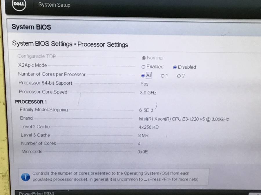 DELL PowerEdge R330 サーバー Xeon E3-1220 v5 3.00GHz■現状品_画像6