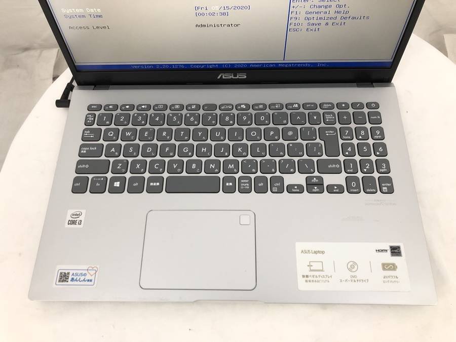 ASUS X545FA-BQ139T -　Core i3 10110U 2.10GHz 4GB ■現状品_画像5